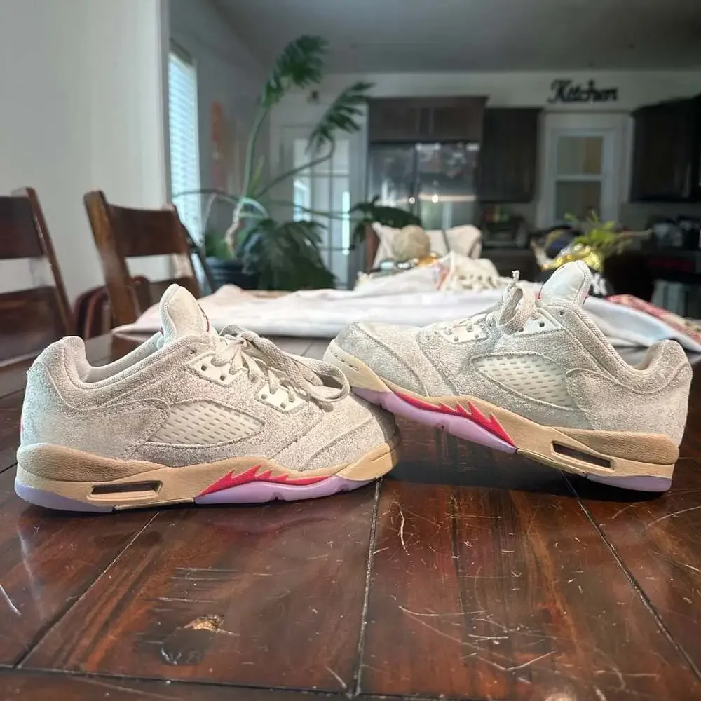 Air Jordan 5 Retro Low GS 'Peanut Butter & Jelly' Sneakers